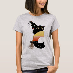 Camiseta Letra monograma C de Halloween