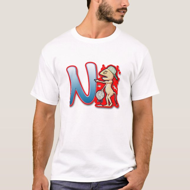 Camiseta Letra N (Anverso)