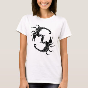 Camiseta Letra negra y blanca S - Dos Scorpions