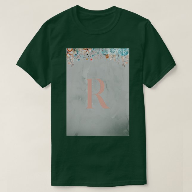 Camiseta Letra R (Diseño del anverso)