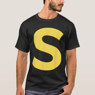 Camiseta Letra S Divertido grupo coincidente con disfraz de