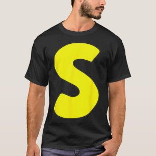 Camiseta Letra S Divertido grupo de Chipmunk coincidente co