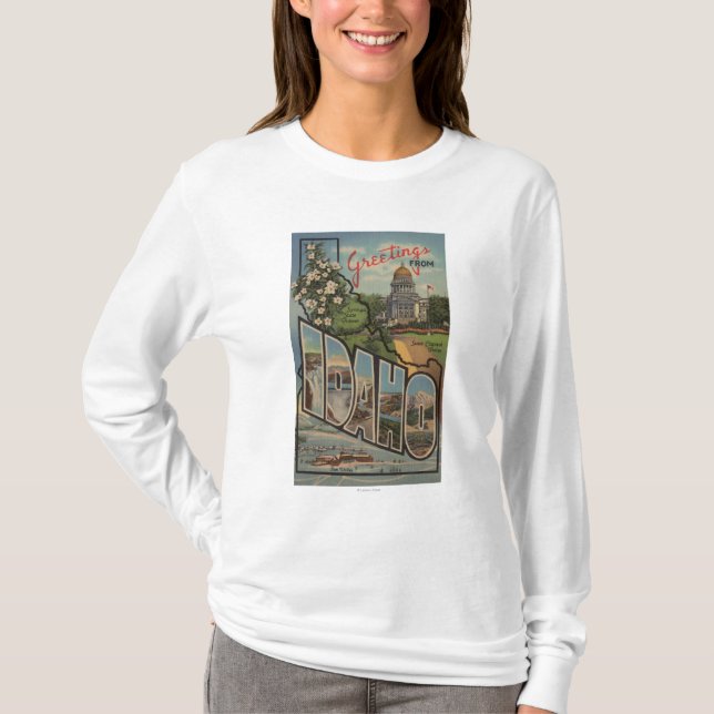 Camiseta Letra ScenesIdaho de IdahoLarge (Anverso)