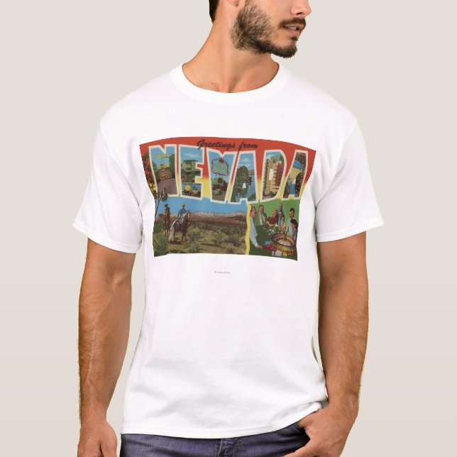 Camiseta Letra ScenesNevada 2 de NevadaLarge (Anverso)