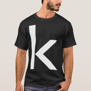 Camiseta Letra simple negrita grande Funda inferior blanca 