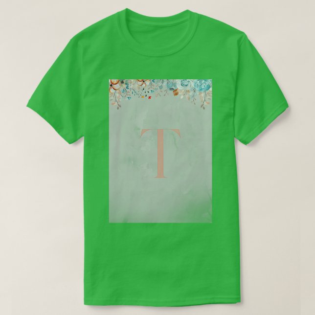 Camiseta Letra T (Diseño del anverso)