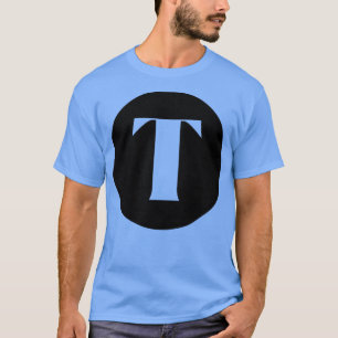 Camiseta Letra T Monograma inicial1