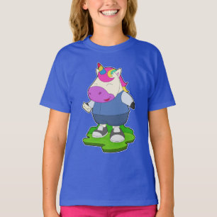 Camiseta Letra unicornio