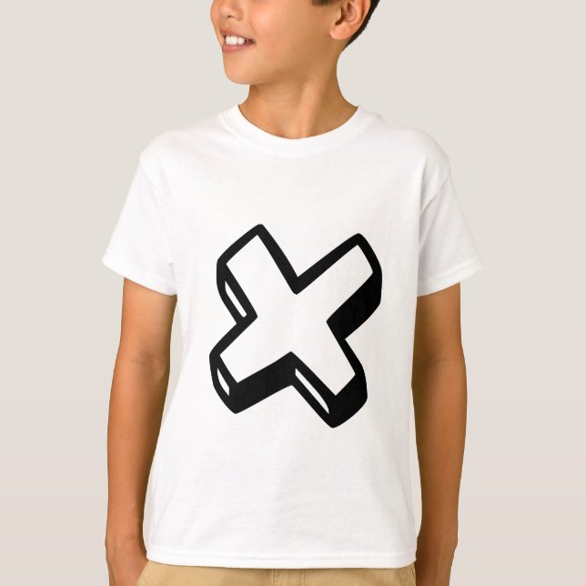 Camiseta Letra X (Anverso)