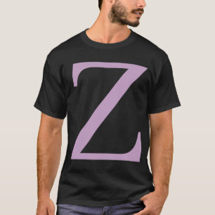 Camiseta Letra Z Lilac color púrpura