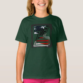 Camiseta Letra Z Monograma Patriótico