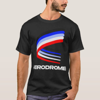 Camiseta Letras blancas del aeródromo
