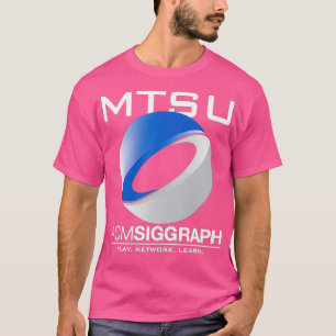 Camiseta Letras blancas MTSU ACM SIGGRAPH
