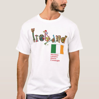 Camiseta Letras célticas de lujo - Irlanda