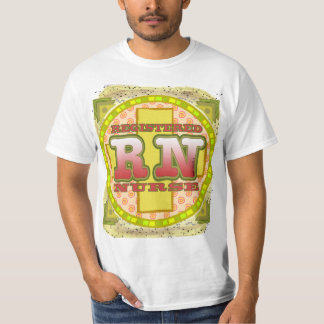 Camiseta Letras cruzadas Enfermera RN