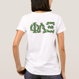 Camiseta Letras de arrecife