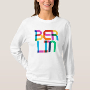 Camiseta Letras de arte pop de Alemania en Berlín