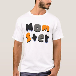 Camiseta Letras de Burbuja Groovy de Momster