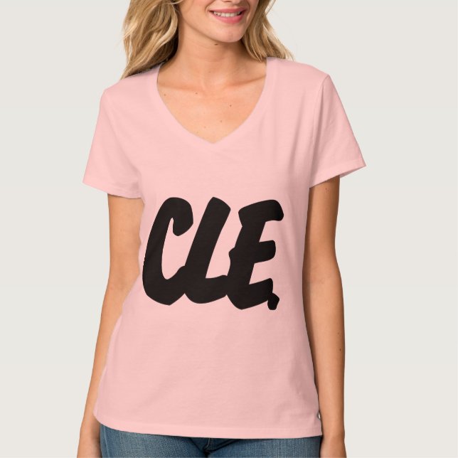 Camiseta Letras de CLE (Anverso)