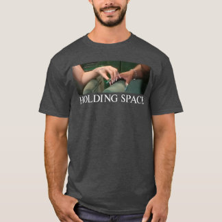 Camiseta Letras de Holding Space de divertidos memes de Int