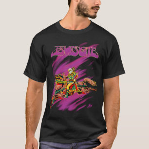 Camiseta Letras de la banda Budgie Rock Popular 70S 90S Tou