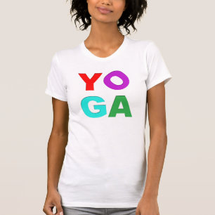 Camiseta Letras de la yoga