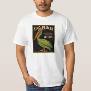 Camiseta Letras de marca King Pelican