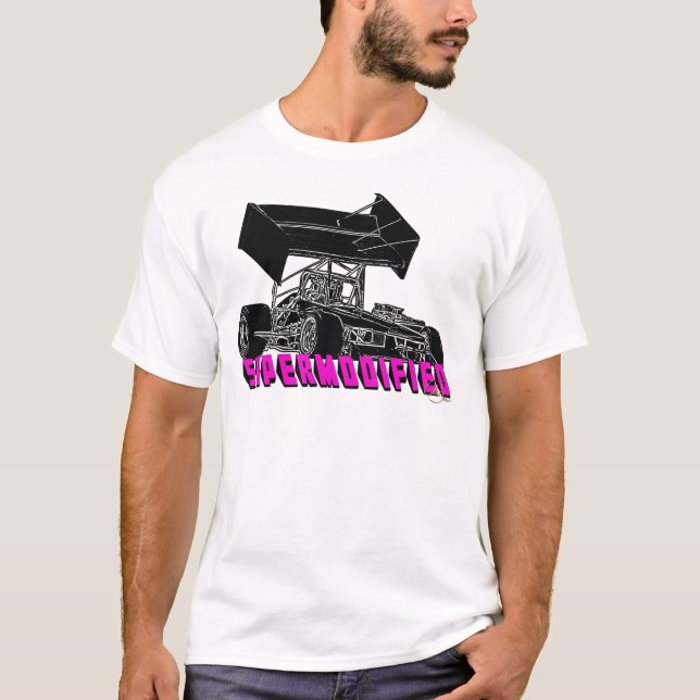 Camiseta Letras de Supermodified w/pink (Anverso)