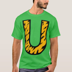 Camiseta Letras de ultravioleta U 1