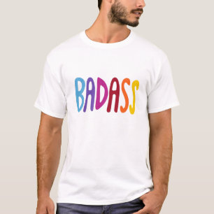 Camiseta Letras Divertidas y Coloridas GENIALES