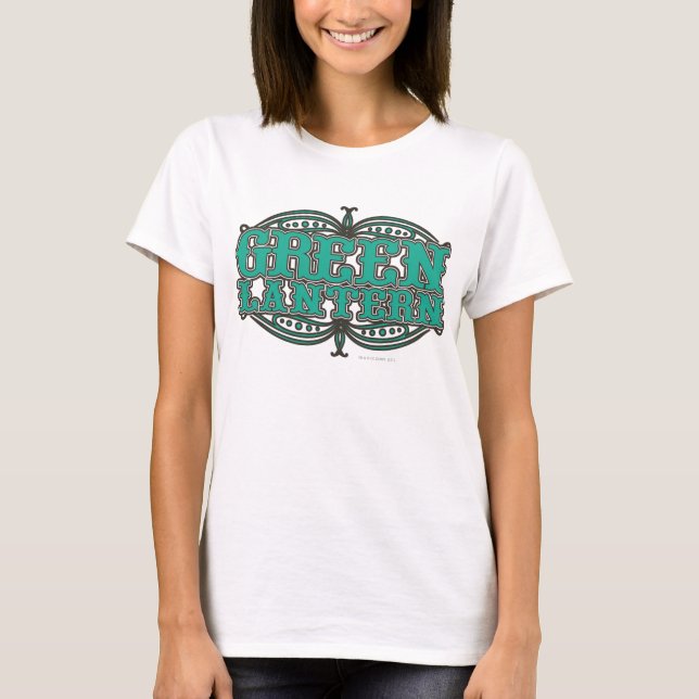 Camiseta Letras en horario estelar de la Linterna Verde (Anverso)