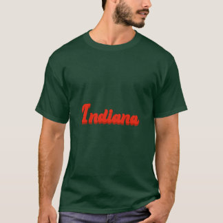Camiseta letras en negrita indiana