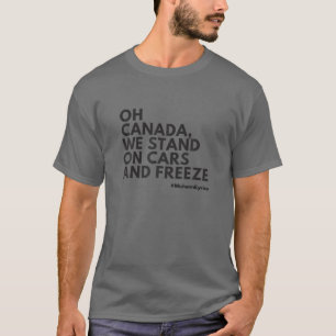 Camiseta Letras erróneas: Himno nacional de Canadá