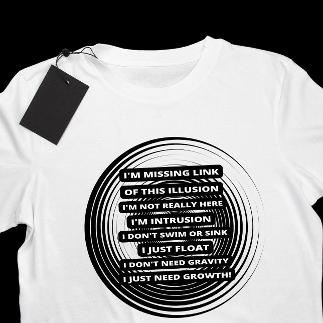 Camiseta Letras faltantes de la canción Link (Subido por el creador)
