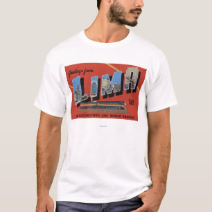Camiseta Letras grandes - las locomotoras de Lima son mundo