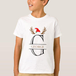 Camiseta Letras iniciales personalizadas G Antlers Gorras X