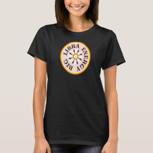 Camiseta Letras Libra Retro Vintage Astrología Zodiac