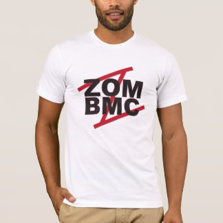 Camiseta Letras negras de ZOM BMC en Z rojo
