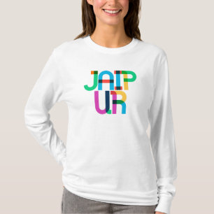 Camiseta Letras Pop Art de Jaipur India