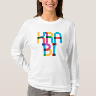 Camiseta Letras Pop Art de Krabi Tailandia