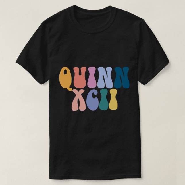 Camiseta Letras Quinn Xcii Bubble (Diseño del anverso)