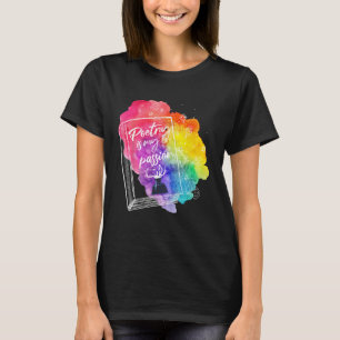 Camiseta Letras Rimas Pareadas Elegía Apasionado Poético Ci