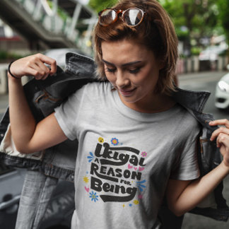 Camiseta Letras Y Flores De Ikigai