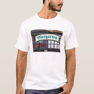 Camiseta Letrero de Biergarten, Alemania
