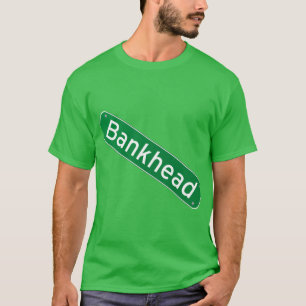 Camiseta Letrero de calle de Bankhead Atlanta Georgia famil