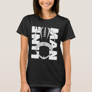 Camiseta Letrero de fútbol - Línea ofensiva defensiva