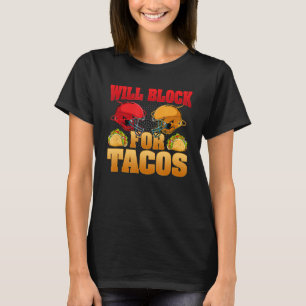 Camiseta Letrero De Fútbol Para Tacos Offensivo Defensivo P