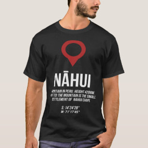Camiseta Letrero de la montaña Idi Nahui Perú