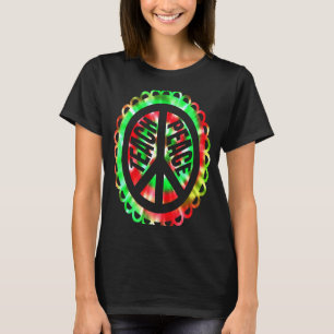 Camiseta Letrero de paz de clase Groovy Retro Maestra de ti