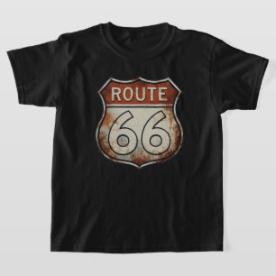 Camiseta Letrero Oxidado de la Ruta 66